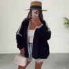 Весна Осень Женское Пальто Трикотажное Толстое Свободное Длинные Рукава Кардиган Однотонный