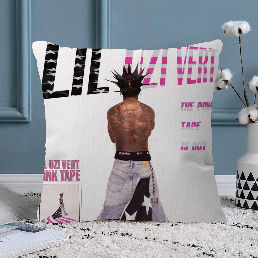 Розовая лента Lil Uzi Vert Подушка Подарок Декор для дома и офиса Подушка Спальня Диван Автомобильная Подушка Чехол для подушки