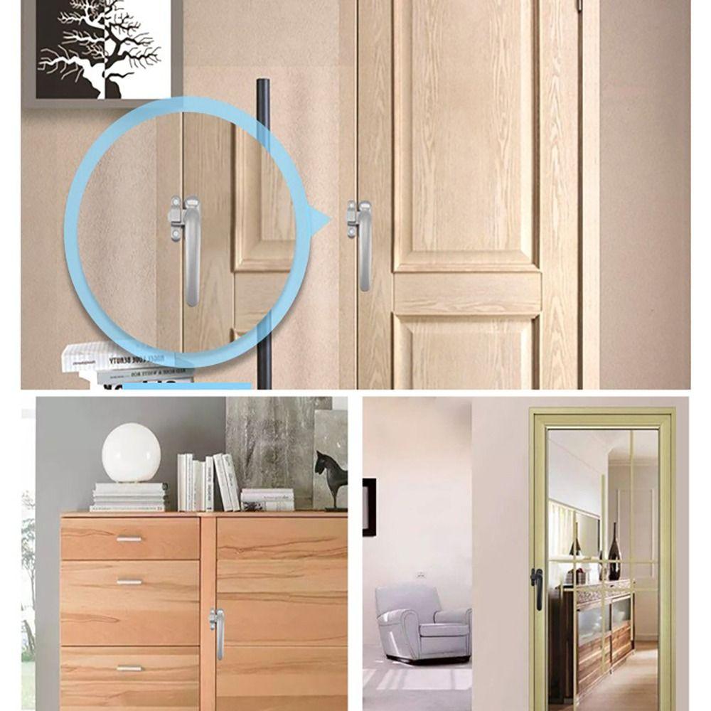 Плоская открытая дверь 50 Нажимная оконная ручка Алюминиевый сплав 7 Тип ручки Профессиональная оконная ручка