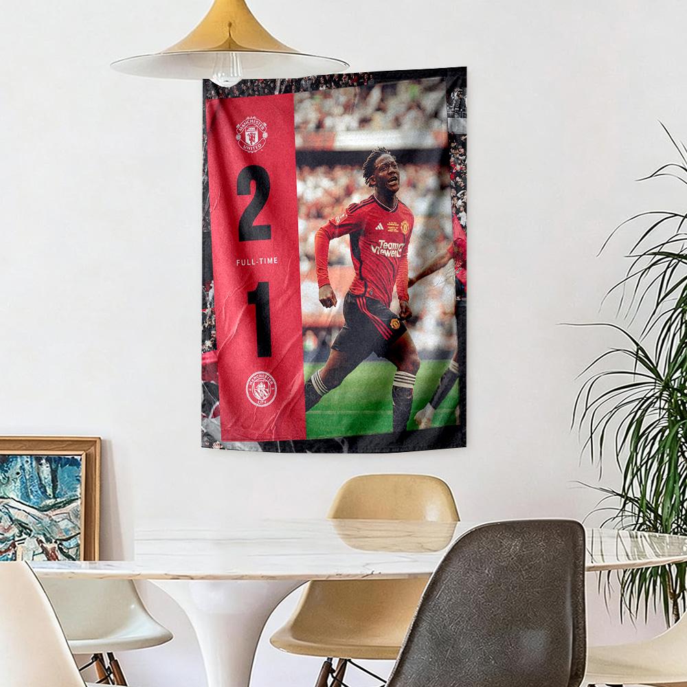 Manchester Wall Decor Tapestry Art For Pet Memorial Birthdaywedding Party Backdrop Family Gift