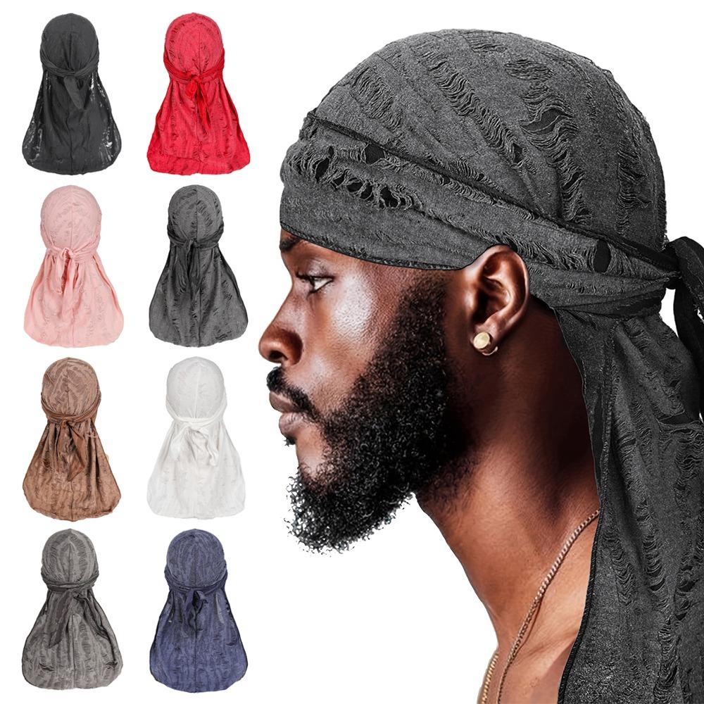 Бандана Durag Hip Hop Vintage Велосипедный Головной Платок Модная Пиратская Кепка Унисекс