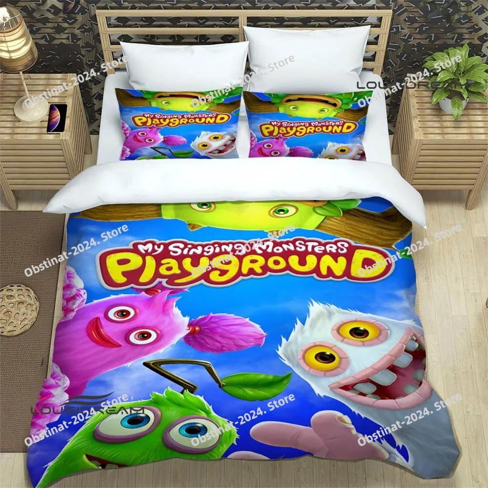Игровые Наборы Постельного Белья My Singing Monsters изысканный набор постельных принадлежностей пододеяльник комплект постельного белья роскошный подарок на день рождения
