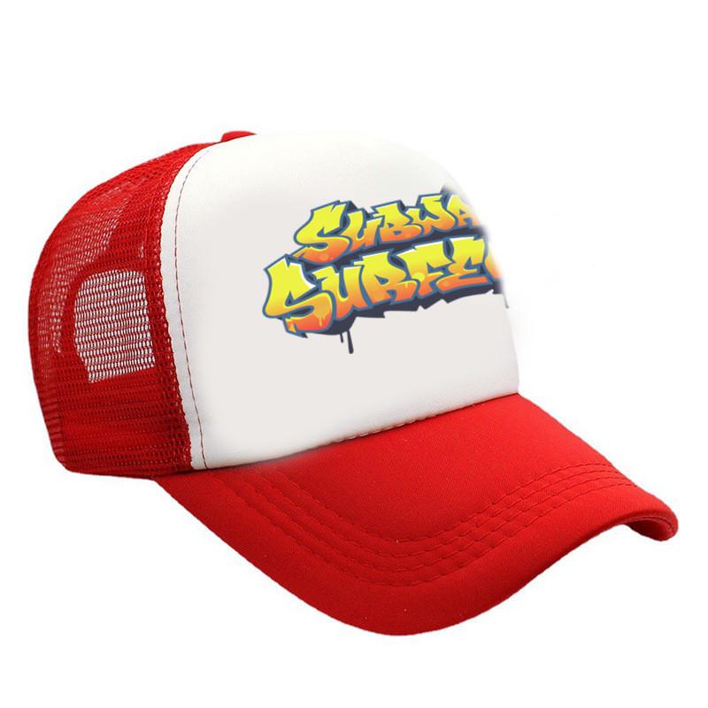 Бейсболка Subway Surfers Защита от УФ лучей Дышащая Унисекс Летняя шляпа для улицы Для фанатов
