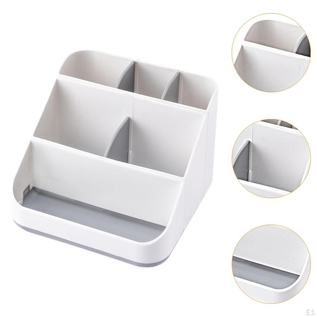 Органайзер для ванной комнаты, витрина для косметики, многофункциональная коробка для хранения косметики с 6 сетками
