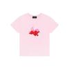 FW23 Мультяшный узор Печать с монстрами Повседневная футболка с круглым вырезом и короткими рукавами Женская футболка Розовая WD-TT3-23-719-U-PK