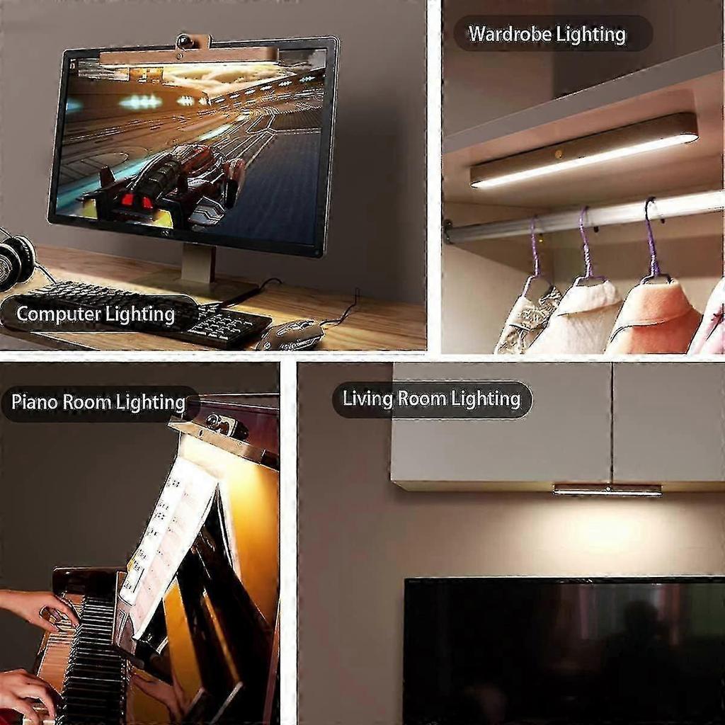 USB Rechargeable Bathroom Mirror Light - Touch Dimmable Cordless Vanity Lamp with Neutral White LED_DP
