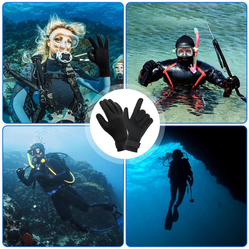 Уличные нескользящие толстые теплые перчатки для плавания и серфинга, гибкие быстросохнущие дышащие перчатки для дайвинга