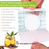 Disposable Castor Oil Patch PU Film Castor Oil Wrap for Belly Button Skin-friendly Self-Adhesive Castor Oil Patches