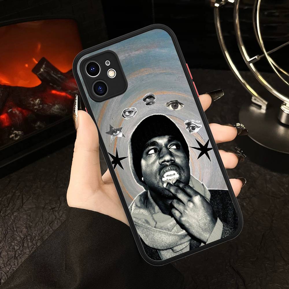Rapper Kanye West YE For IPhone Air 16 15 14 Plus 13 12 11 Pro Max Matte Cover Jelly Shockproof Phone Case