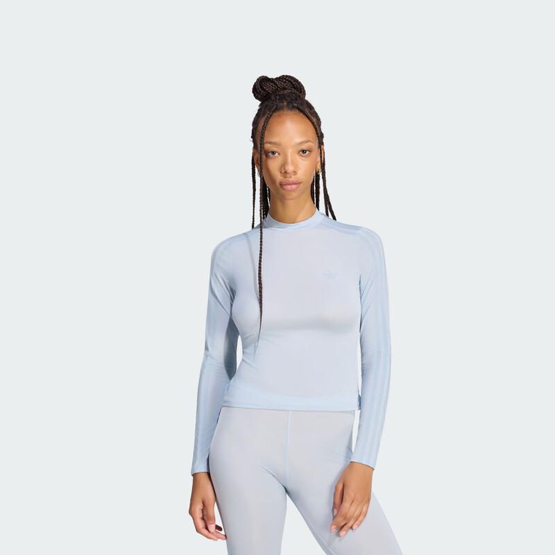 adidas Женская спортивная футболка Originals x JENNIE с длинным рукавом, приталенного кроя