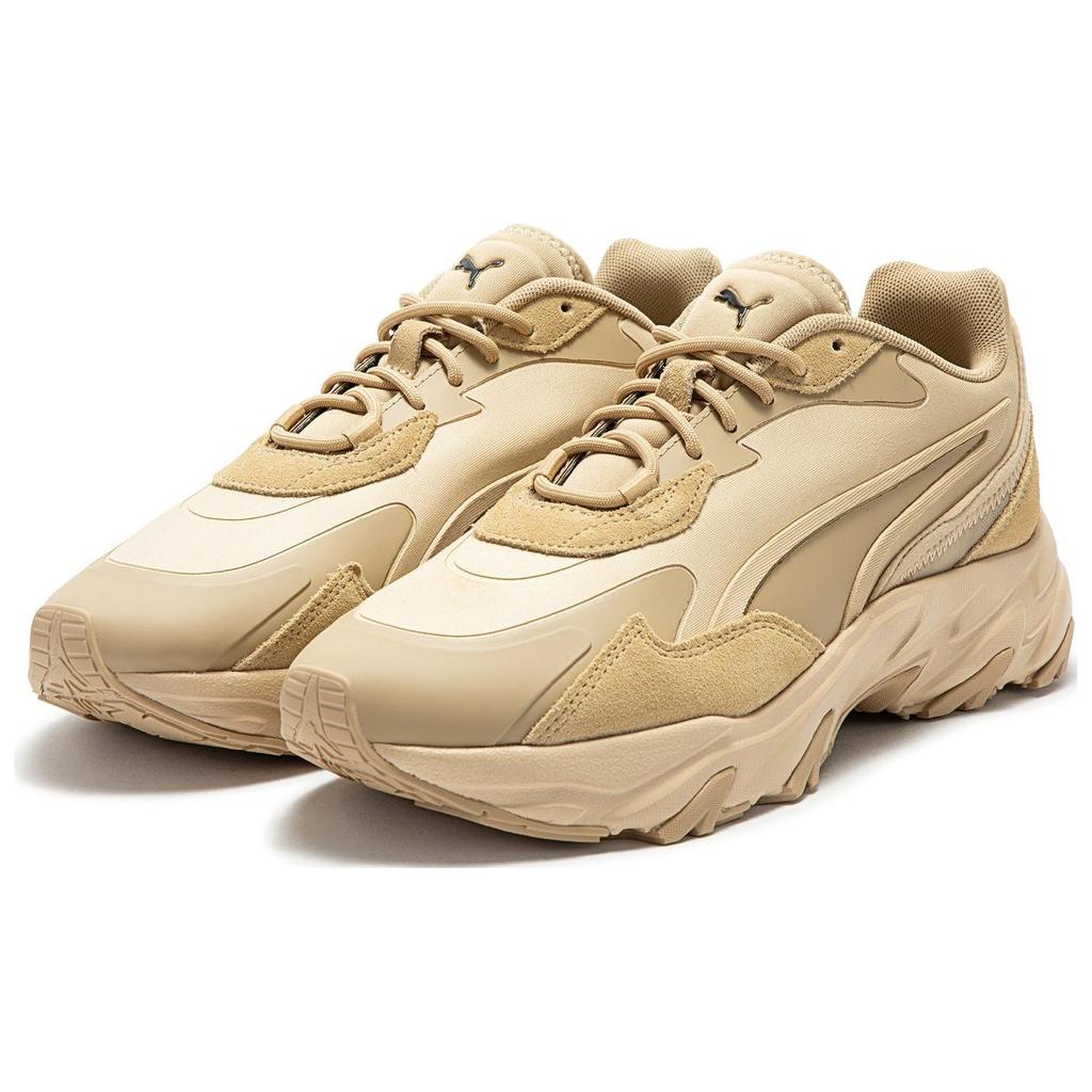PUMA Comfortable Slip Resistant Low top Chunky Sneakers Unisex Brown 393046-02