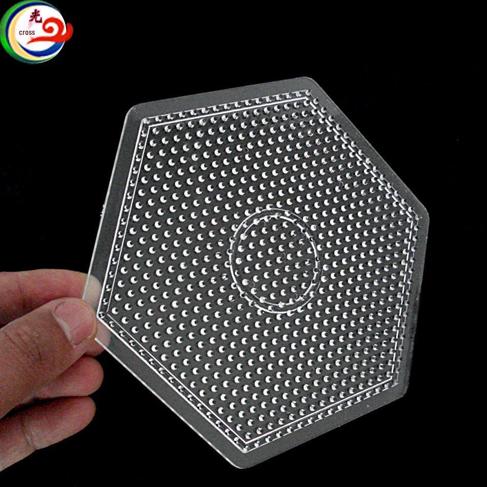 Прозрачная соединяемая основа для бусин Hama 5 мм | Сделай сам Развивающая термостойкая доска-пазл для детей