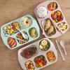 with Bowl and Tableware Fat-Loss Meal Plate Microwave-safe Divided Food Plate  Canteen