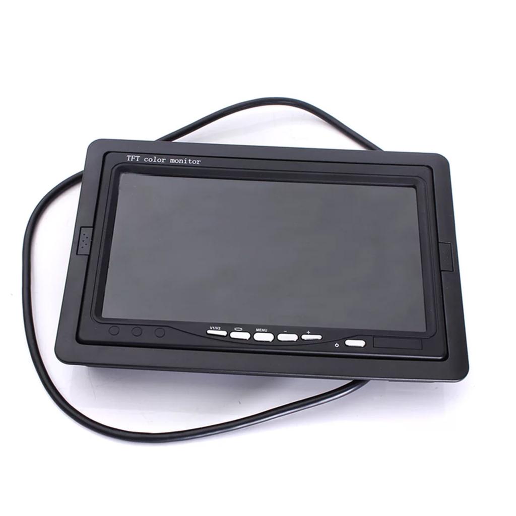 7-дюймовый HD-монитор TFT Автомобильный монитор HD 1024x600 Дисплей Встроенный AV-вход