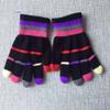Fingerless Kids Gloves Knitted Mitten Lovely Knitting Mittens  Baby Kids