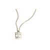Chanel Double C Hollow Square Pendant Necklace Women necklace Gold ABB742-B13472-NP946