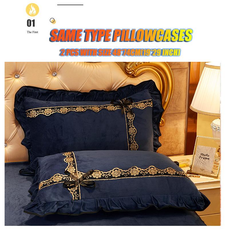 Покрывало на кровать, свадебная простыня, кружевная юбка для кровати, бархатная ткань с кристаллами, королевский размер, покрывало на кровать с наволочками