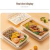 Disposable Rectangular Food Storage Containers