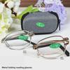 Portable HD Metal Folding Unisex Reading Glasses - Anti-Fatigue