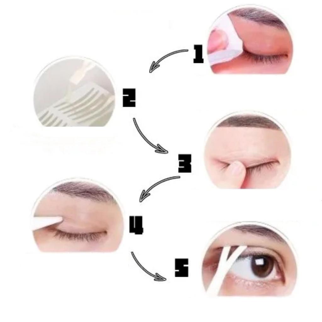 Double Eyelid Tape – Transparent Eye Lift Strips For Natural Fold Enhancement