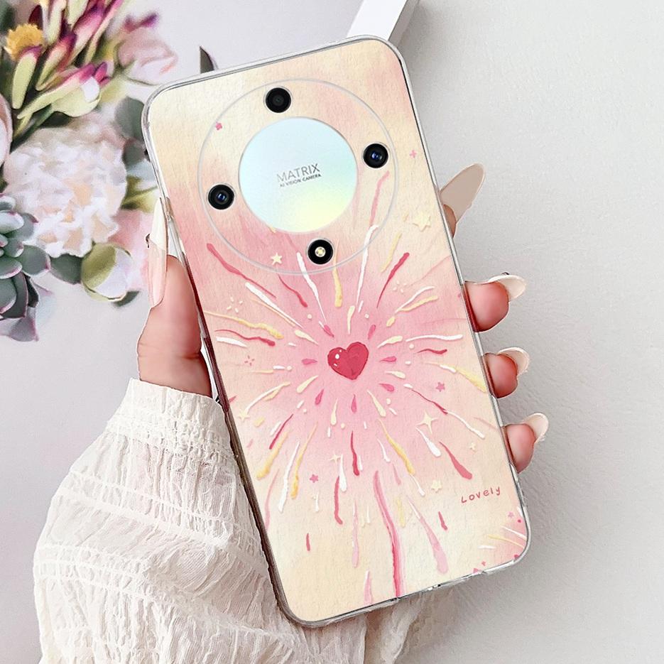 Чехол для Honor X9a Magic5 Lite Популярный Роскошный Расписной Чехол Мягкий Тонкий Чехол для Телефона Для Honor Magic 5 Lite HonorX9a Задняя Крышка Сумки