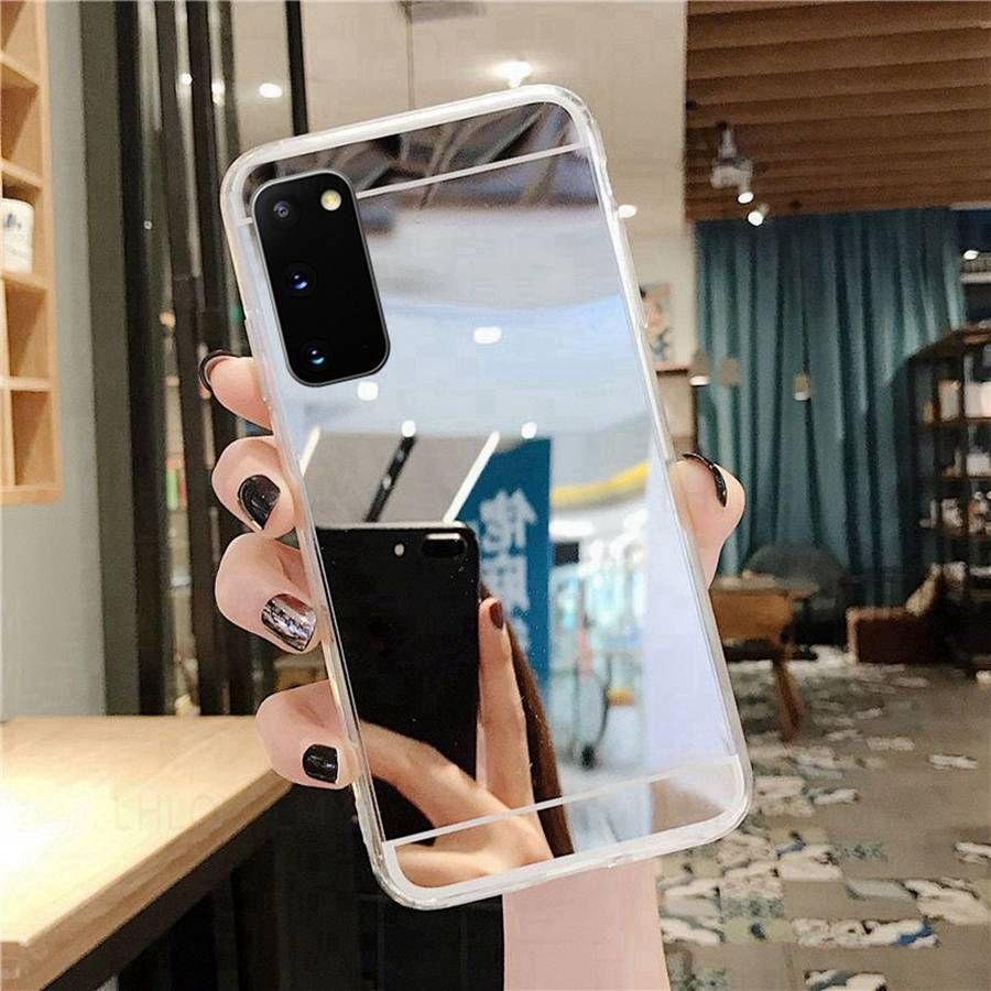 Силиконовый чехол с зеркалом для макияжа для Realme C31 C35 C33 C30 C53 C51 9 10 Pro OPPO A96 A54 A74 A94 A79 5G A76 A53 A16 A38 A57 A77 A60