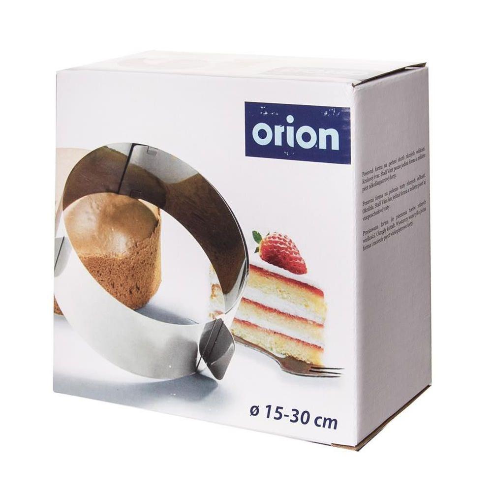 Adjustable steel baking pan 15.5-29.5 cm