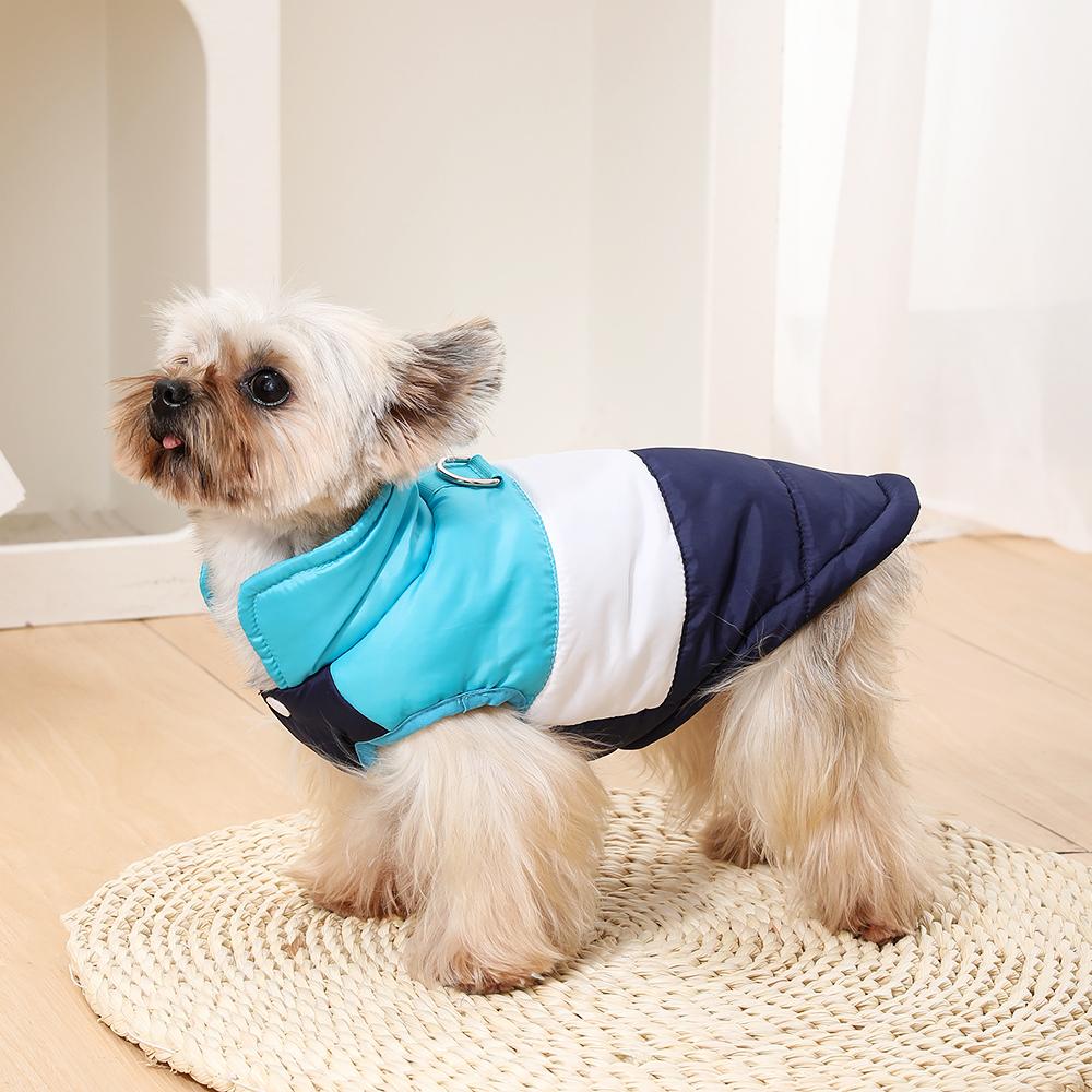 Warm Dog Jacket Outdoor Windproof Puppy Clothes For Small Medium Dogs Cats With D-ring Autumn Winter Pet Clothing Schnauzer French Bulldog Coat