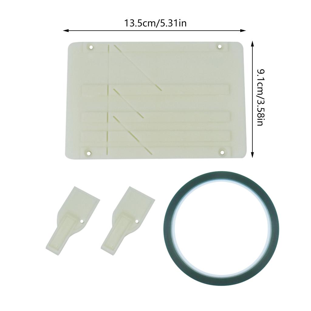 Набор для склейки ленты 1/2 1/4 10 дюймов ABS Набор для склейки кассетной ленты с лентой для склейки для Revoxsonido 1/4 1/2 дюйма