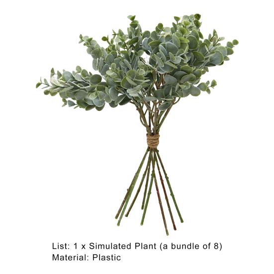 1 связка пасторальных искусственных денежных листьев DIY красивый стол центральные части искусственный эвкалипт