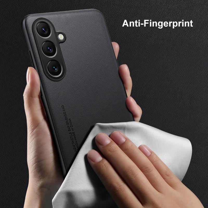 Роскошный чехол из искусственной ПУ кожи для Samsung Galaxy M36 5G Задняя крышка Матовый силиконовый противоударный чехол для телефона с полной защитой для Samsung M36