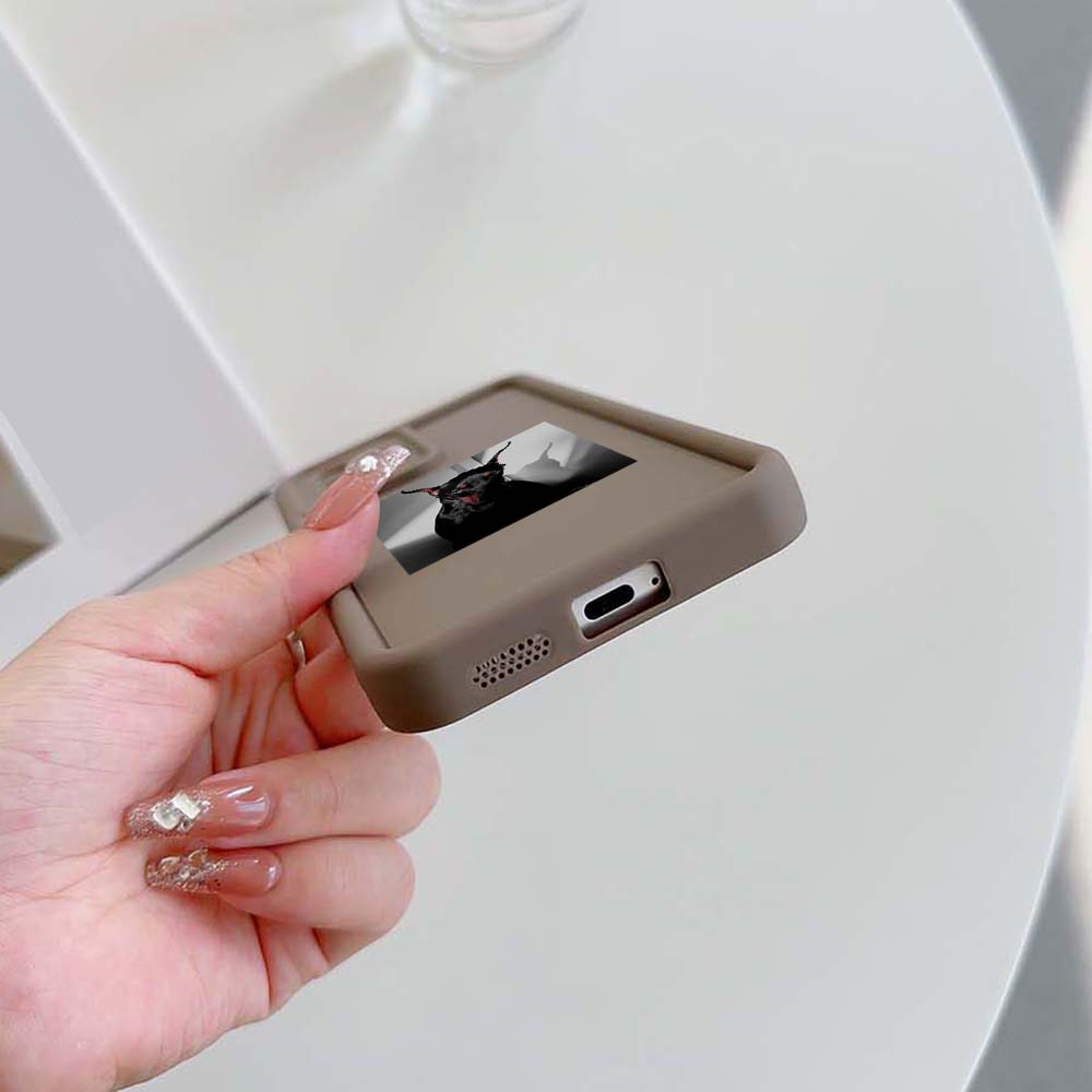 Чехол для телефона Sky Eye Ladder для iPhone 15 Samsung A24 Huawei Honor 90 Xiaomi Redmi 12 Infinix Realme Angel Eye Мягкая обложка NY6 Милый доберман арт