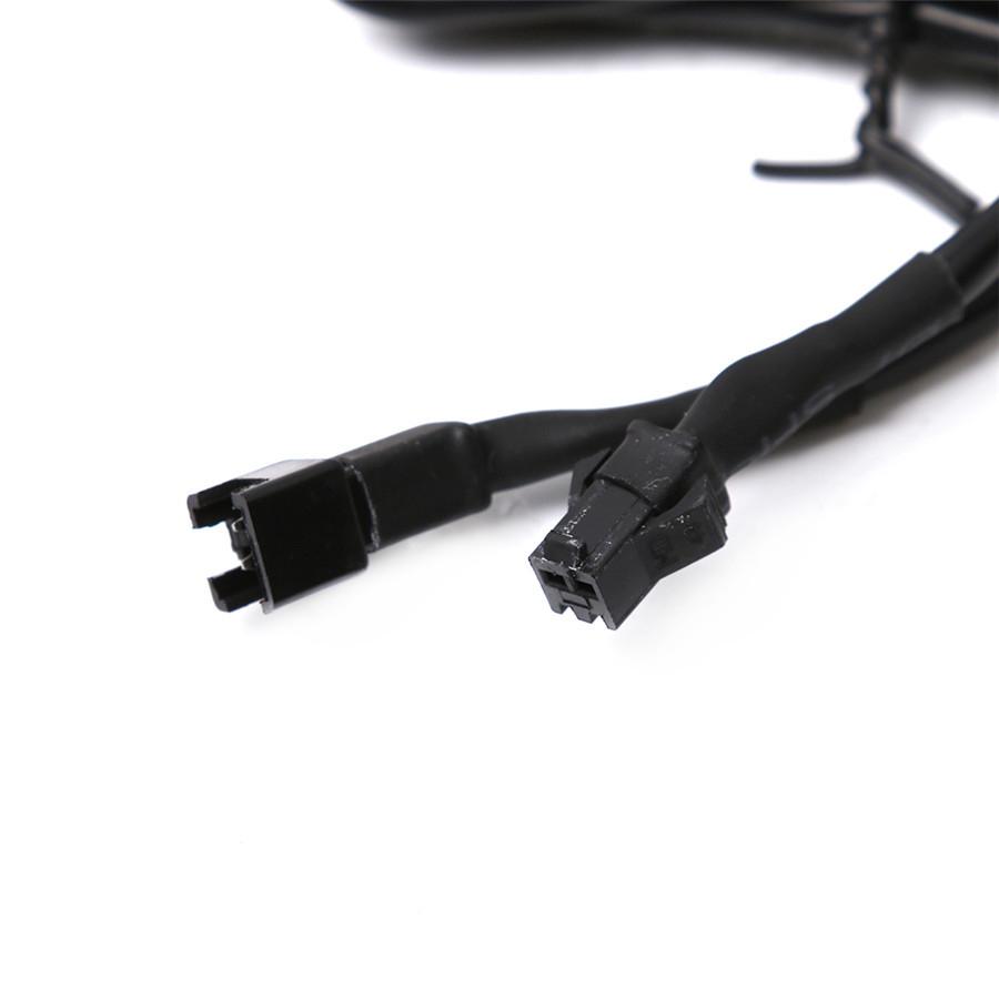 Синий ЖК-цифровой термометр для приборов, измеритель температуры воды с датчиком 20 мм, штекер для гоночного скутера