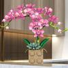 Building Blocks Flower Orchid Series Bonsai Blossom Bricks Set Home Decoration Collection Toys Gifts