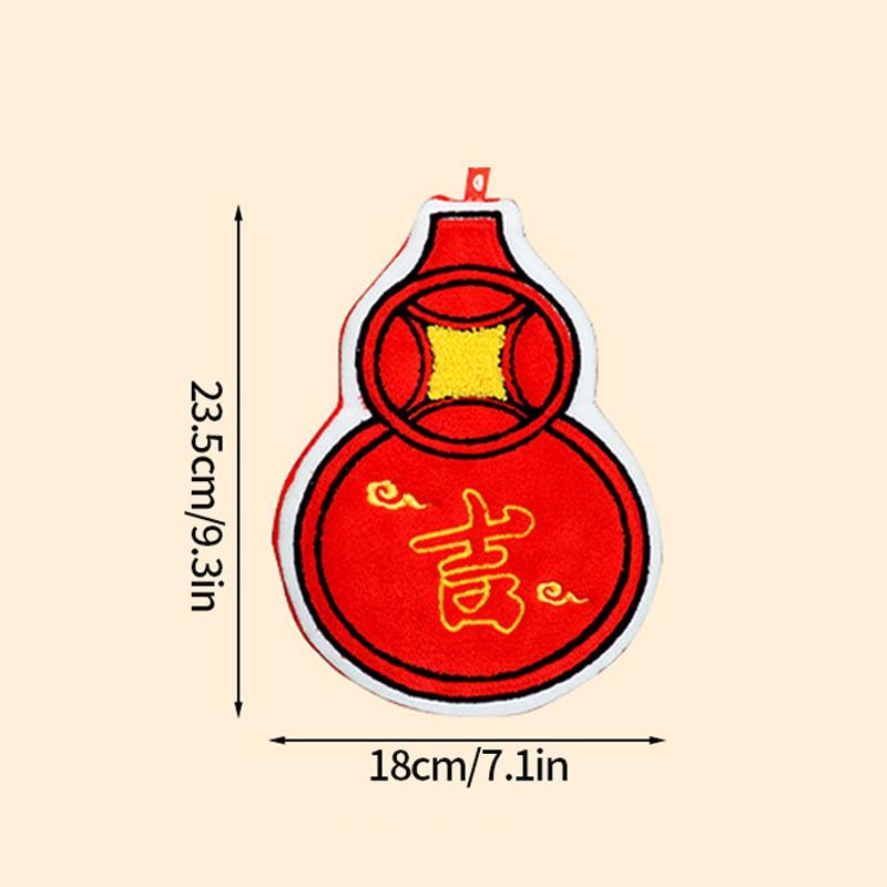 Spring Festival Hanging Towels Chinese New Year Hanging Towel Super Absorpted Wipe Cloth Kitchen Cleaning Towels