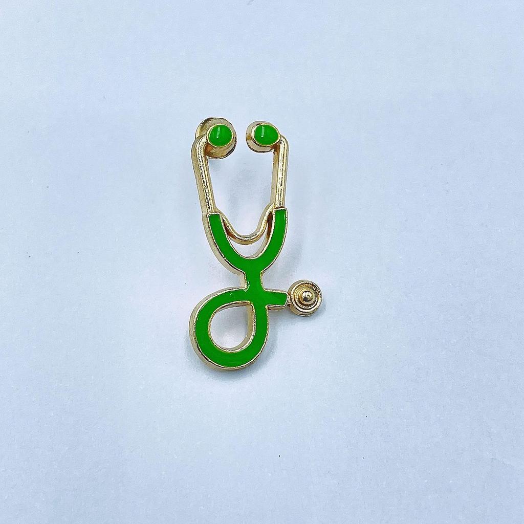 Брошь в виде стетоскопа в виде мультяшного доктора - Креативные европейские и американские украшения