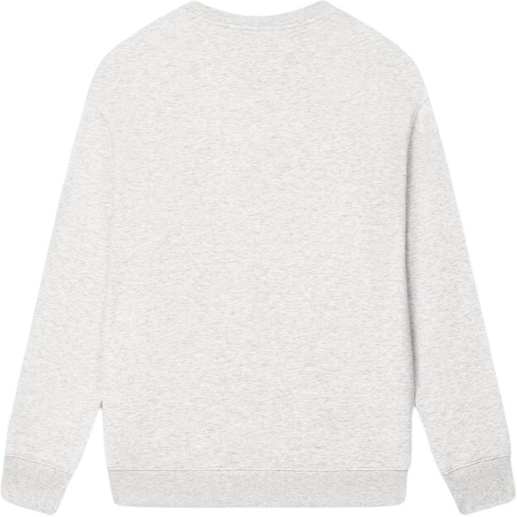 FILA ORIGINALE Crew Neck Pullover Loose Fit Fleece Lined Sweatshirt Unisex Moon Whisper Heather Gray F51M449204F-MG