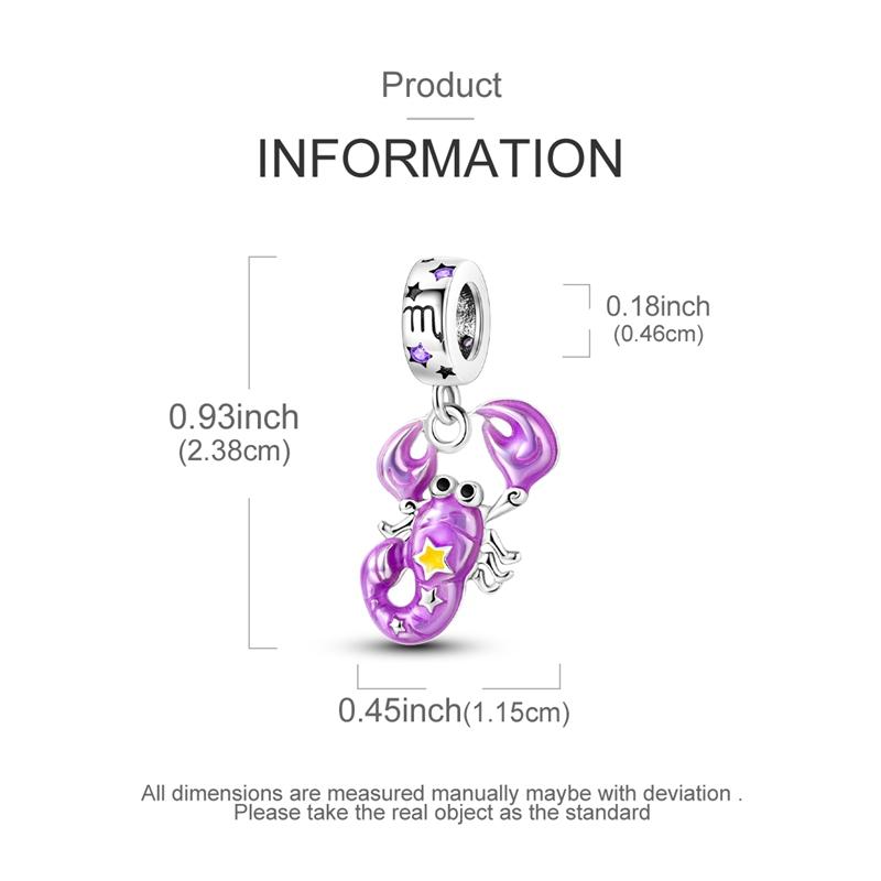 925 Silver Beads Bear Guinea Pig Owl Bee Sheep Dangle Fit Original Bracelet Making For Woman Jewelry DIY Gift