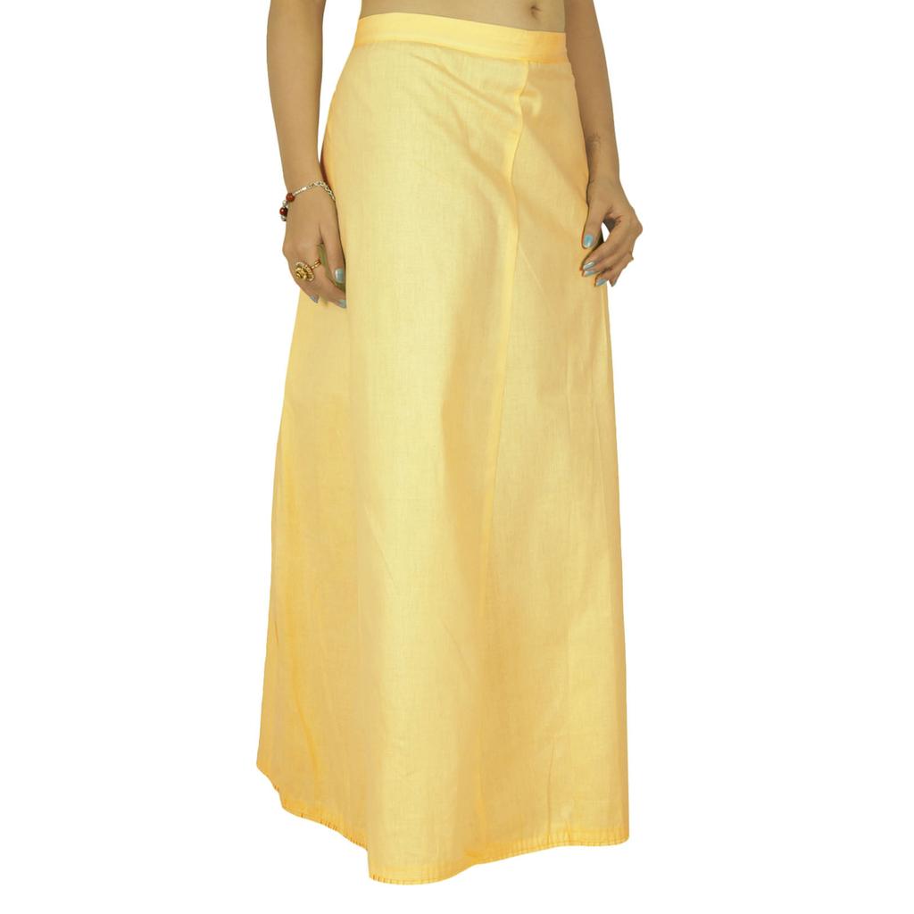 Твердым хлопком Болливуда сшитая Инскирд подкладка индийской юбки для сари