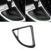 LHD Для BMW 1 серии E81 2007 2008 2009 2010 2011 Автомобиль Текстура карбона Внутренняя центральная консоль Рамка панели переключения передач Декоративная накладка