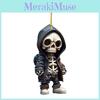 Acrylic Skull Car Pendant Halloween Car Decor Accessory For Vehicles