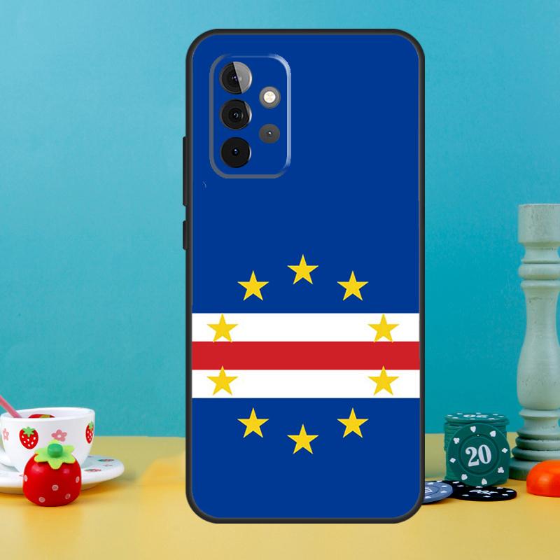 Cape Verde Flag Coat of Arms Case For Samsung Galaxy A52 A32 A12 A14 A34 A54 A13 A33 A53 A73 A50 A70 A71 A51 Back Cover