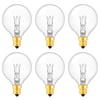 G40 Tungsten Filament Bulb, E12 220V, European Standard, Waterproof Outdoor Glass Incandescent Spare Bulb for Atmosphere Lighting.