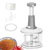 Manual Food Chopper Multifunction Manual Food Processor Press Type Kitchen Meat Grinder Meat Cutter Whisk Stirrer For Vegetables
