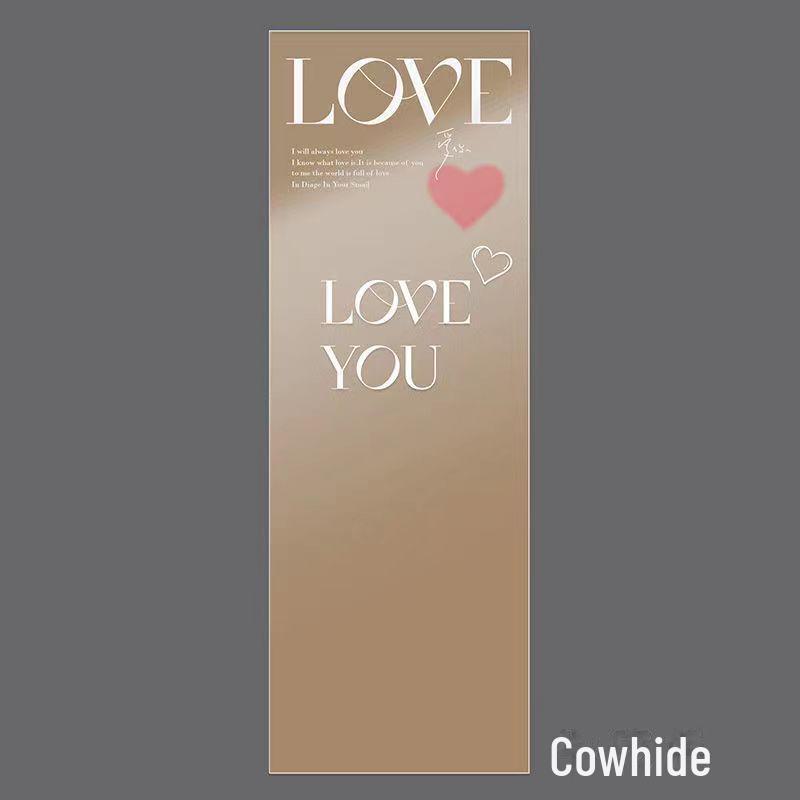 Valentine's Day Transparent Waterproof Flower Bag for Single Bouquet