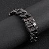 4 стиля серебряный цвет персонализированный кубинский браслет-цепочка Европейский и американский мужской браслет с черепом