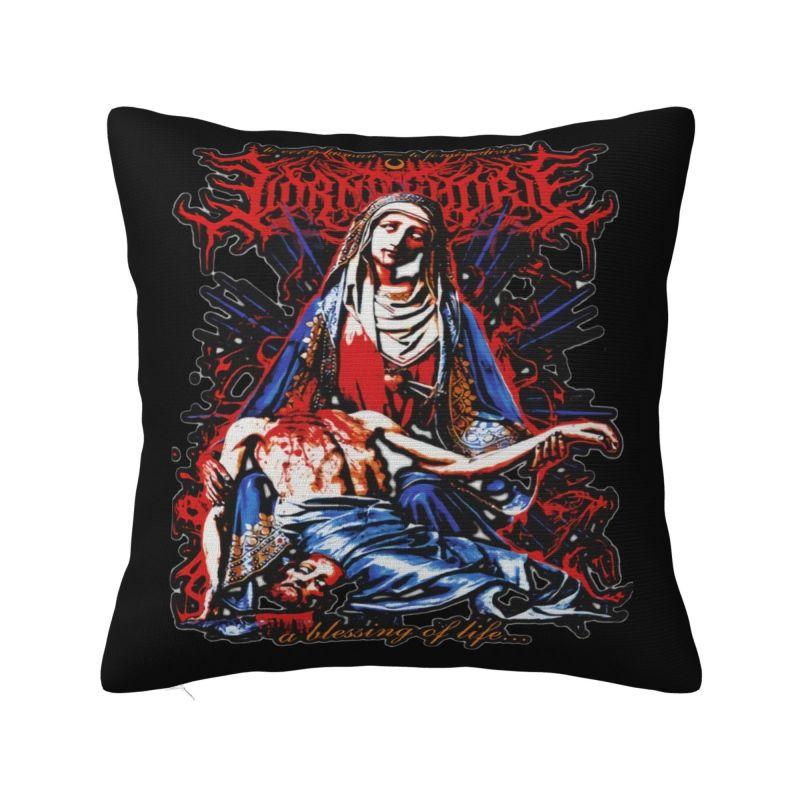 Пользовательская Наволочка для Подушки Lornas Custom Shores Band Death Metal 40X40 см Нордическая Наволочка Мягкая Наволочка
