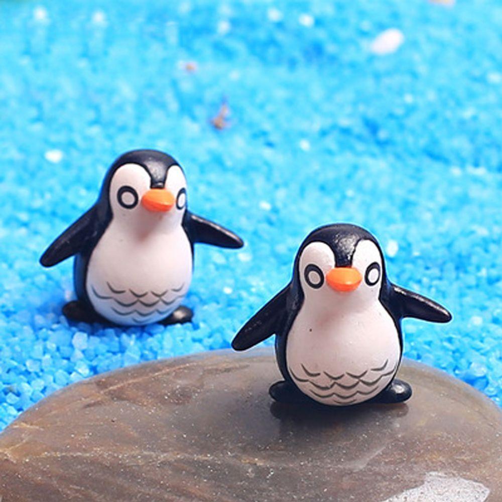 Potted Landscape Resin Penguin Model Garden Figurines Landscape Decoration Micro Landscape