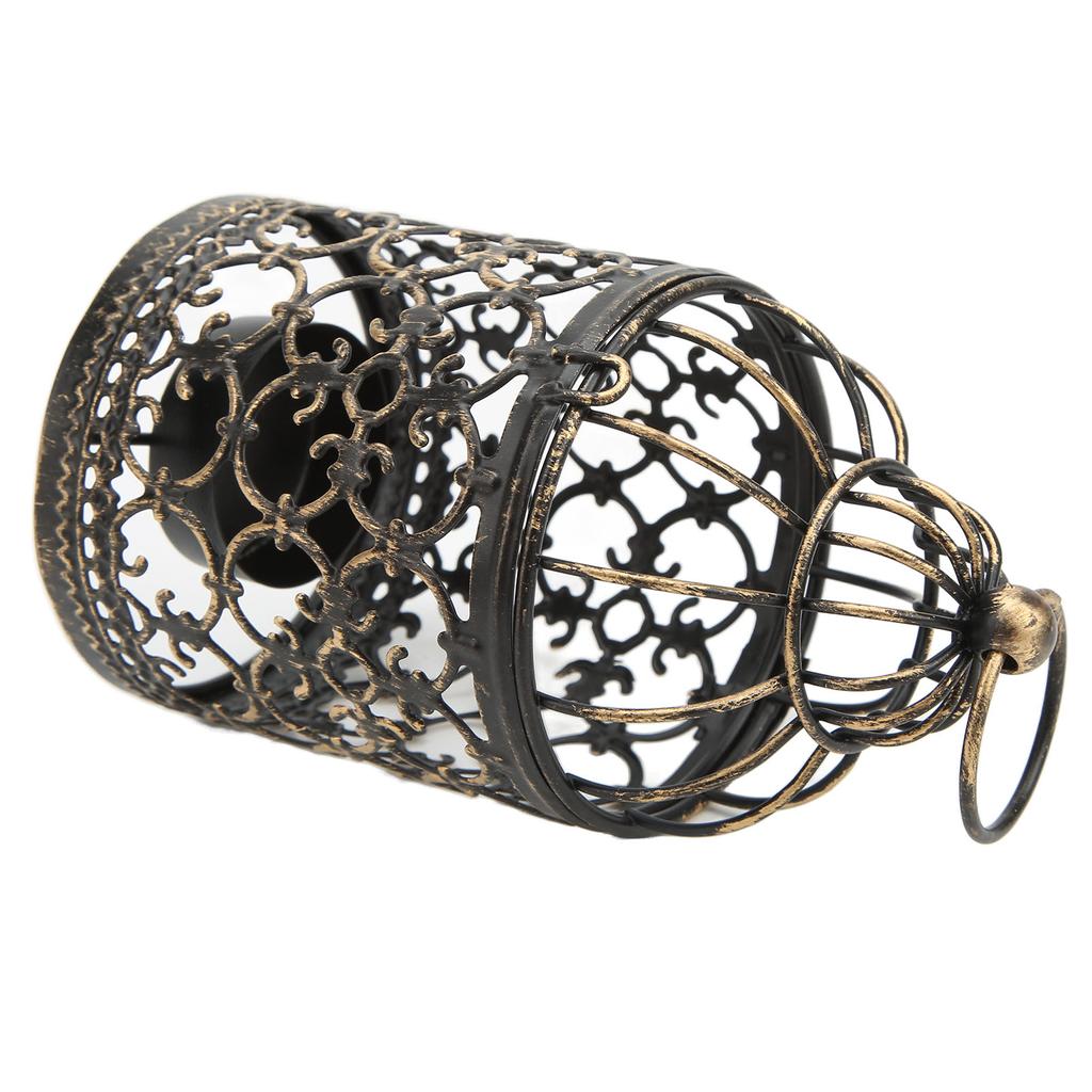 Подсвечник из железа в европейском стиле с защитой от ржавчины в стиле ретро, винтажный подсвечник для