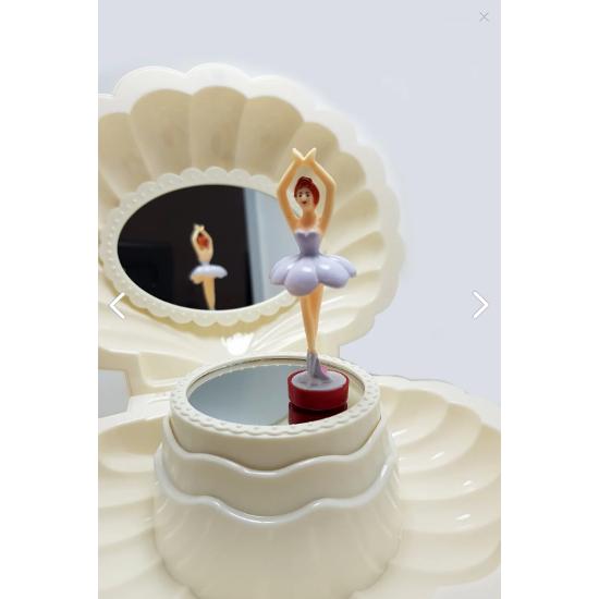 Передвижная ювелирная и музыкальная шкатулка Ballerina Oyster